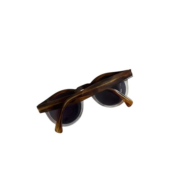 ILLESTEVA Brown Ombre Framed Round Sunglasses with Case - Picture 5 of 9